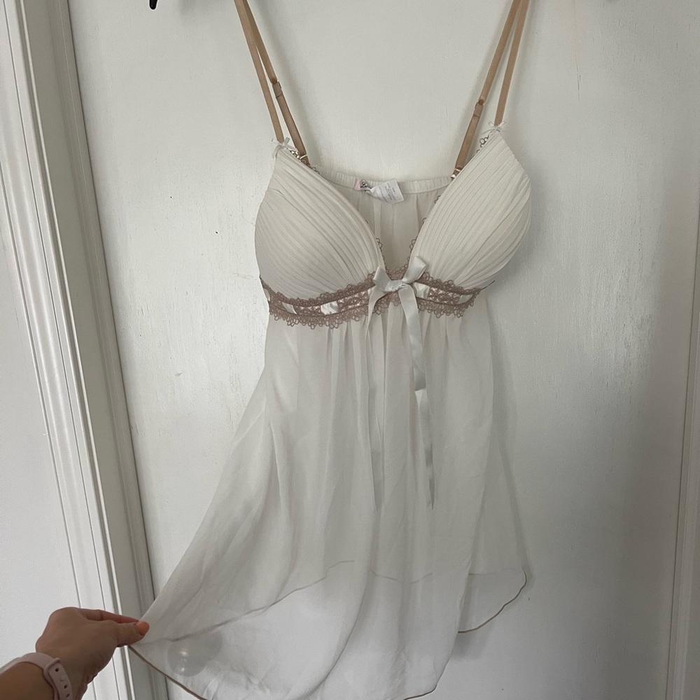 NWT 2-Piece Ivory Lingerie Set